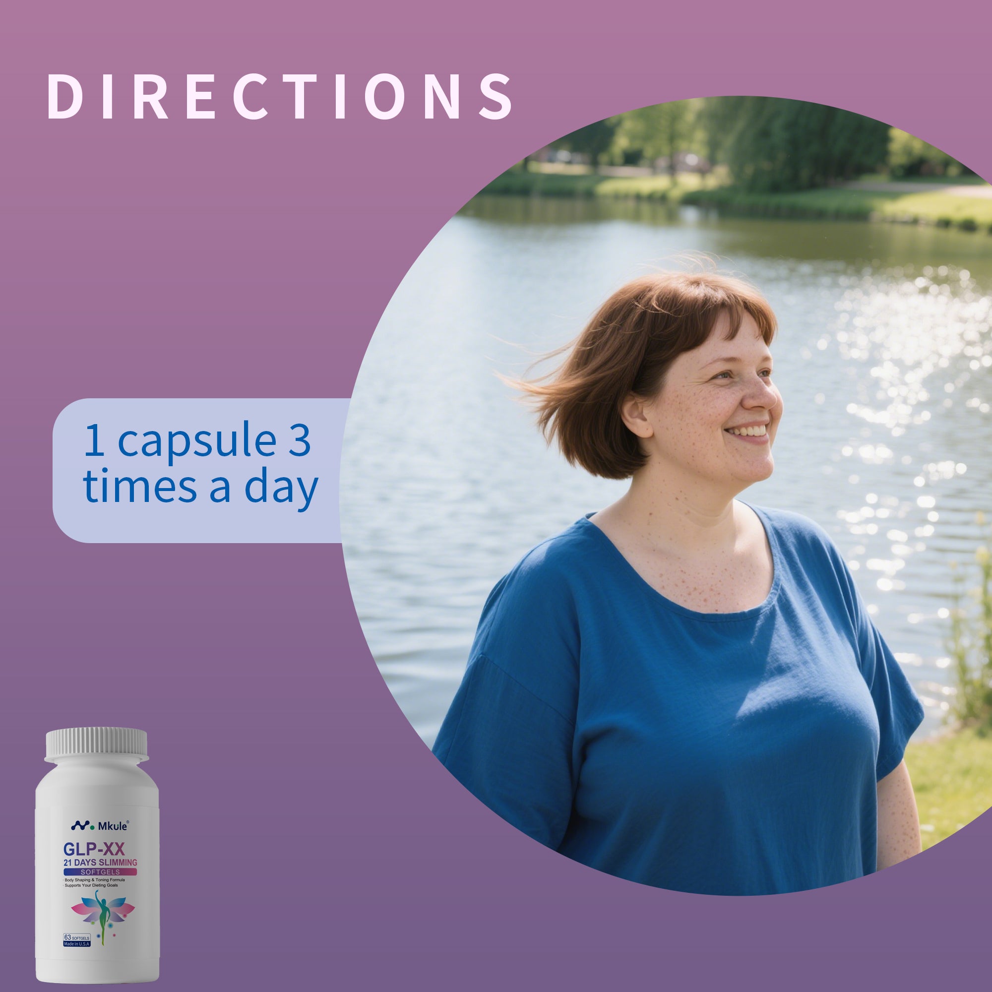 Mkule® GLP-XX Weight Loss Supplements - Slimming Capsules for Effective Weight Management